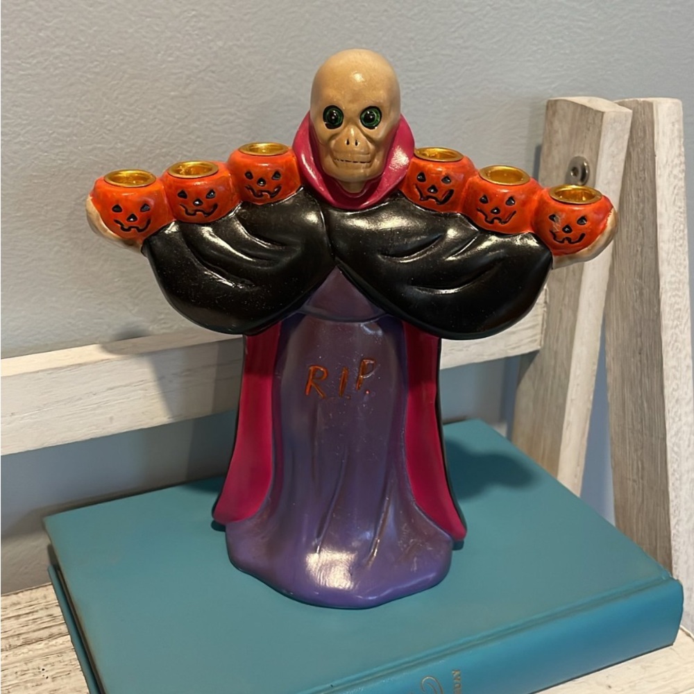 Vintage Halloween candelabra